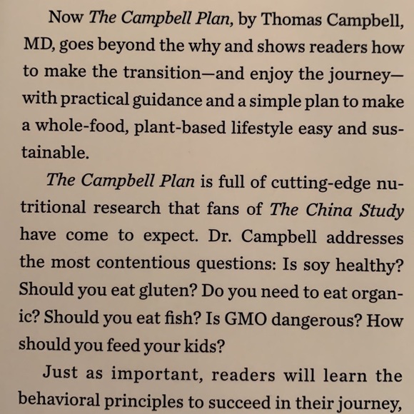 ☄️2/$15☄️China study campbell plan - Picture 5 of 10